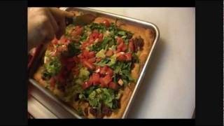 Noreens Kitchen How to Make Taco Squares [upl. by Sakram367]