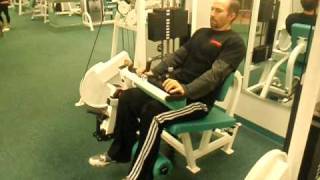 Negative Seated Leg Curl 611 tempo [upl. by Gnirps]