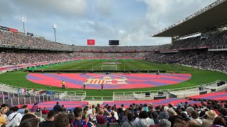 Barça Fans Singing The Anthem  Last home match 2024 4K60 [upl. by Aninahs]