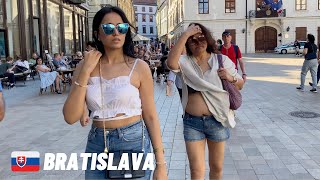 🇸🇰 Bratislava 2024 SLOVAKIA  Old Town Walking Tour4k UHD 60fps [upl. by Vonnie835]