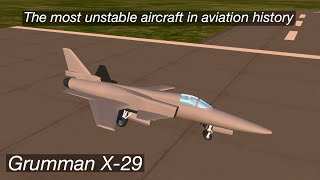 Grumman X29 SimplePlanes [upl. by Arvad238]