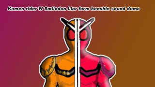 Kamen Rider W smilodon liar form henshin sound demo [upl. by Neirol]