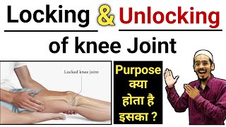 locking amp unlocking of knee Joint shorts youtubeshorts amazingfacts [upl. by Caruso]