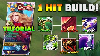 LANCELOT NEW FULL DAMAGE BUILD IN SOLO RANKED GAME  BEST TRICKS FOR ONE SHOT INSANE DAMAGE [upl. by Link]