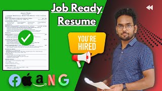 How to make ATS Friendly Resume  Overleaf LaTex  Free  Standard Template for Resume  by Aman [upl. by Druci]