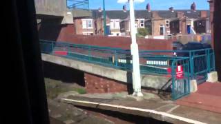 Haymarket to South Gosforth on a Tyne and Wear Metro train  30312 [upl. by Hulbig]