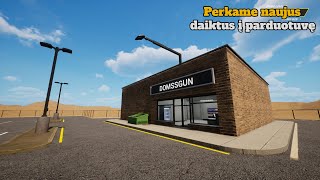 STATOME PARDUOTUVĘ PERKAME ŠALDYTUVĄ  Grocery Store Simulator [upl. by Skell391]