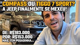 Jeep Compass 2025 baixou R30000 vale a pena essa versão Sport zero km com desconto [upl. by Gowon95]