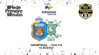 CRUZEIRO DE ITAPORANGA X SPORT LUCENA  CAMPEONATO PARAÍBANO SUB20 [upl. by Imoen]