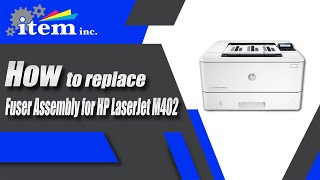 How to replace HP LaserJet M402 Fuser Assembly [upl. by Kam]