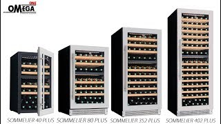 Συντηρητές Κρασιών 2 Ζώνες SOMMELIER PLUS Doual Zone Bottle Wine Coolers [upl. by Novart835]