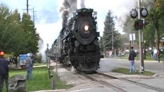 Pere Marquette 1225 amp Nickel Plate Road 765 Cadillac Limited 10032009 2 [upl. by Kaasi583]