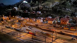 Modelleisenbahn quotKaeserbergquot in Fribourg  Ausflug im Mai 2021 [upl. by Sixele]