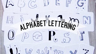 26 Designs Alphabet Lettering  Doodles by Sarah [upl. by Syl]