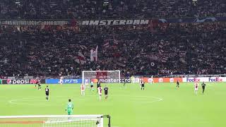 POGO 90 minuten lang tijdens Ajax  Besiktas 28092021 [upl. by Liarret]