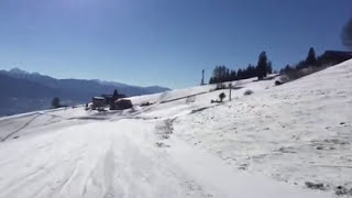 Ski Alpin Talabfahrt Gitschberg Meransen blaue Piste [upl. by Wichern]