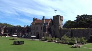 The medieval built 1197 Castell Cil Y CoedCaldicot Castle in Sir FynwyMonmouthshire CymruWales [upl. by Llenyaj]