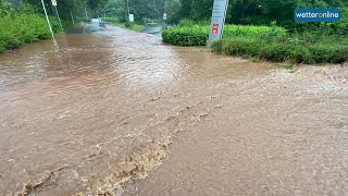 Nach Gewitter ⚡🌧 Land unter in Niedersachsen 16082020 [upl. by Mamoun]