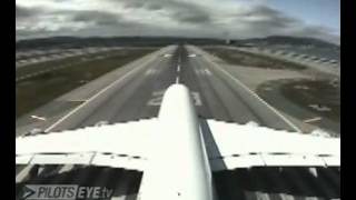 Pilotseyetv  A380 FRASFOFRA in 130sec  Clean Feed of TailCam  Original quality [upl. by Htieh342]