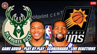 Milwaukee Bucks vs Phoenix Suns 🏀 LIVE 🟢 NBA live stream [upl. by Melamie498]