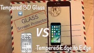 Tempered Glass Screen Protector 3D clear vs Edge to Edge [upl. by Nylrebma]