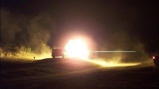 M1 Abrams Tank Night Fire [upl. by Dahraf]