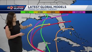 NHC says Florida should monitor Caribbean disturbance [upl. by Lochner]