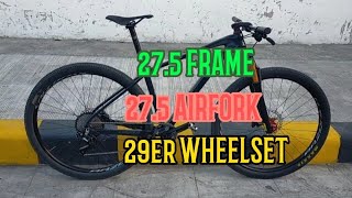 275 Airfork29er Wheelset in 275 Frame mtb brollvideo montage [upl. by Fabiolas]