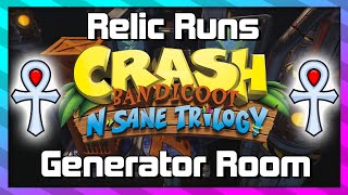 Relic Runs  Generator Room  Platinum Relic Guide  Crash 1 NSane Trilogy [upl. by Rokach]