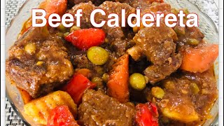 KAPAMPANGAN KALDERETANG BAKA  BEEF CALDERETA [upl. by Namsaj]