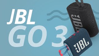 JBL GO 3 a quotmelhorquot caixa de som Bluetooth portátil AnáliseReview [upl. by Concepcion899]