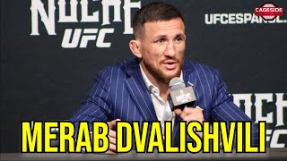 Merab Dvalishvili on Finally Fighting OMalley Social Media Antics Figgy Over Umar Noche UFC [upl. by Aerda]