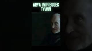 Arya Stark Impresses Tywin Lannister shorts gameofthrones [upl. by Thanh653]