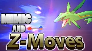 Can Mimic Copy a ZMove In Pokemon Sun and Moon [upl. by Alledi]