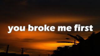 you broke me first Tate McRae  Conor Maynard Cover Lyrics 🎶  8D Audio [upl. by Anival]