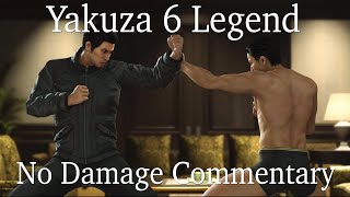 Yakuza 6 Legend No Damage All Bosses Commentary [upl. by Ulrica470]