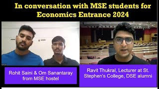 MSE 2024 Entrance Placements and Internships  Madras School of Economics mse2024 [upl. by Sidran798]