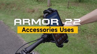 Ulefone Armor 22 Accessories Uses  Armor Case amp Armor Mount amp Armor Mount Pro [upl. by Derick]