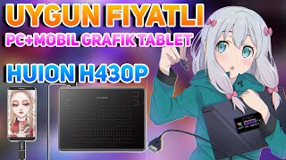 KUTU AÇILIŞ  Uygun Fiyatlı Mobil Destekli Grafik Tablet  Huion H430P [upl. by Aimerej]