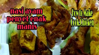 Resepi nasi Ayam Penyet  lagi viral di malaysia  Beserta Sambal Ayam Penyet Sedap [upl. by Lotty179]