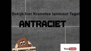 laminaat antraciet tegel laminaat van Kronotex [upl. by Halac]