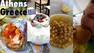 Athens Greece Food Tour Eating Like a Greek for the Day 🇬🇷 [upl. by Groveman123]