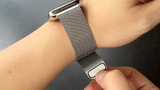 แกะกล่องสายแบบ Milanese Loop สำหรับ Apple Watch ราคา 5900 บาท [upl. by Sad161]