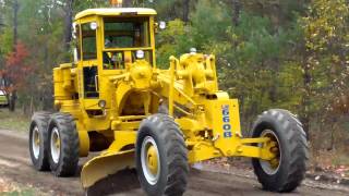 Antique Grader Working Wabco 660B Zepher [upl. by Warton]