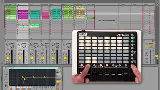 Akai Professional APC mini  Demo Features and Operation in Ableton Live [upl. by Lachman360]