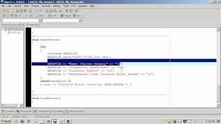 C Sequential File Access  Part 1 of 3  fstream ofstream ifstream [upl. by Idden356]