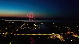 Drone Fireworks 🎇 Arnprior Ontario [upl. by Mufi468]