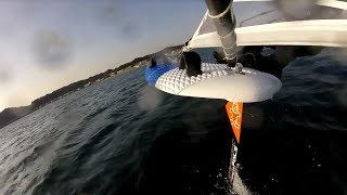 Windfoil Exercise Starboard Foil122  Carbon GT 20180226 [upl. by Lavinie]