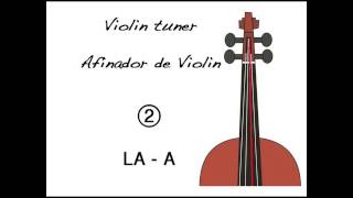 Violin Tuner  Afinador de Violín [upl. by Munroe]