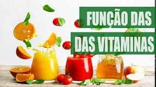 Vitaminas tipos funções e fontes importância da vitamina para a saúde [upl. by Jemmie731]